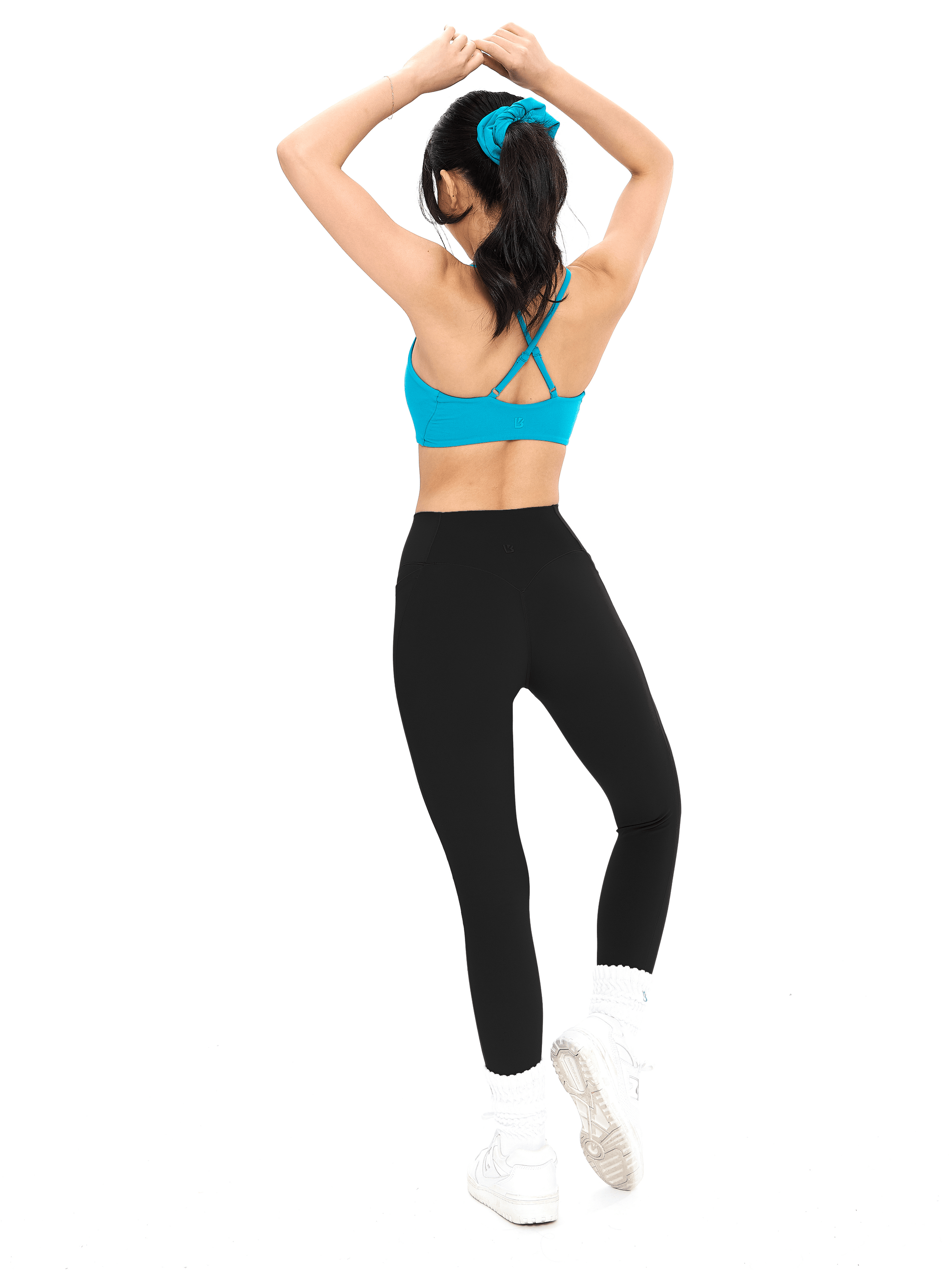 Poshknit Scrunch Pocket Legging - Onyx Black