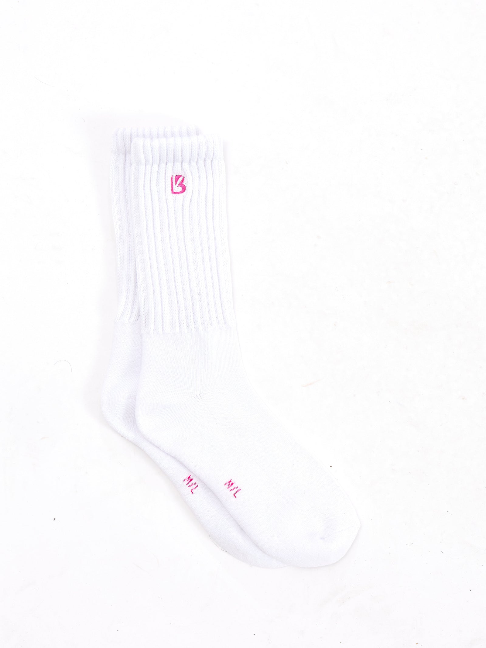 3 Pack Scrunch Socks - Multi White