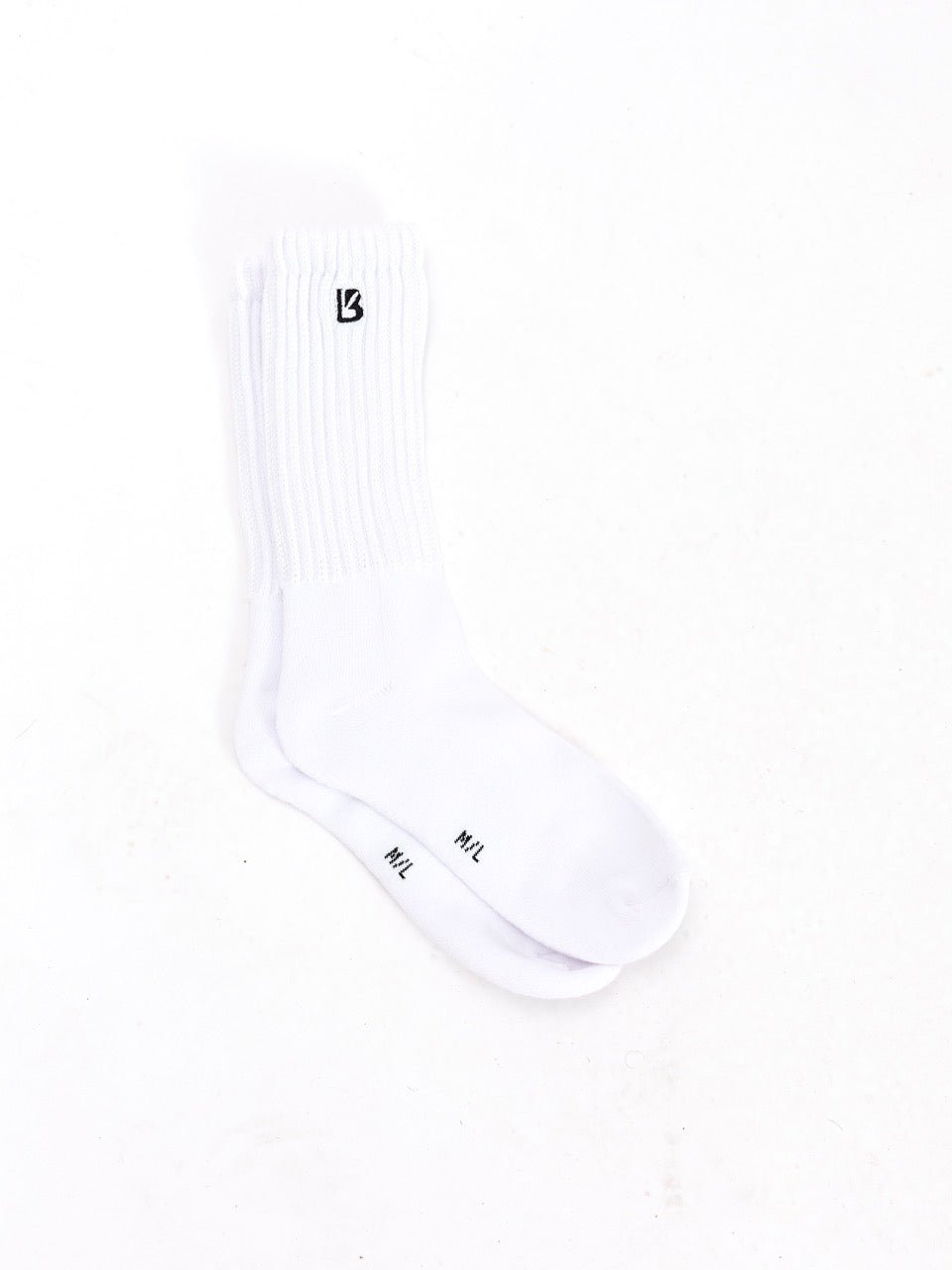 3 Pack Scrunch Sock - White