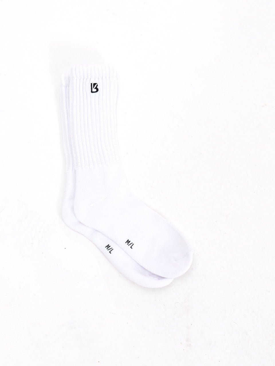 3 Pack Scrunch Sock - White