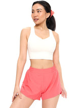 Thumbnail 2 of Twilight Dream Heather Sports Bra - Oat Milk, 2 of 8