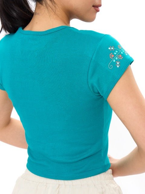 Vida Baby Tee - Teal