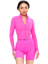 Thumbnail 3 of Phantom Waist Jacket - Hibiscus, 3 of 9