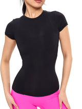 Thumbnail 1 of Halo Hip Tee - Onyx Black, 1 of 5