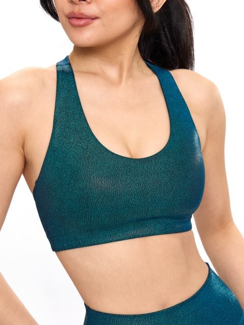 Sol Sports Bra - Siren Holographic