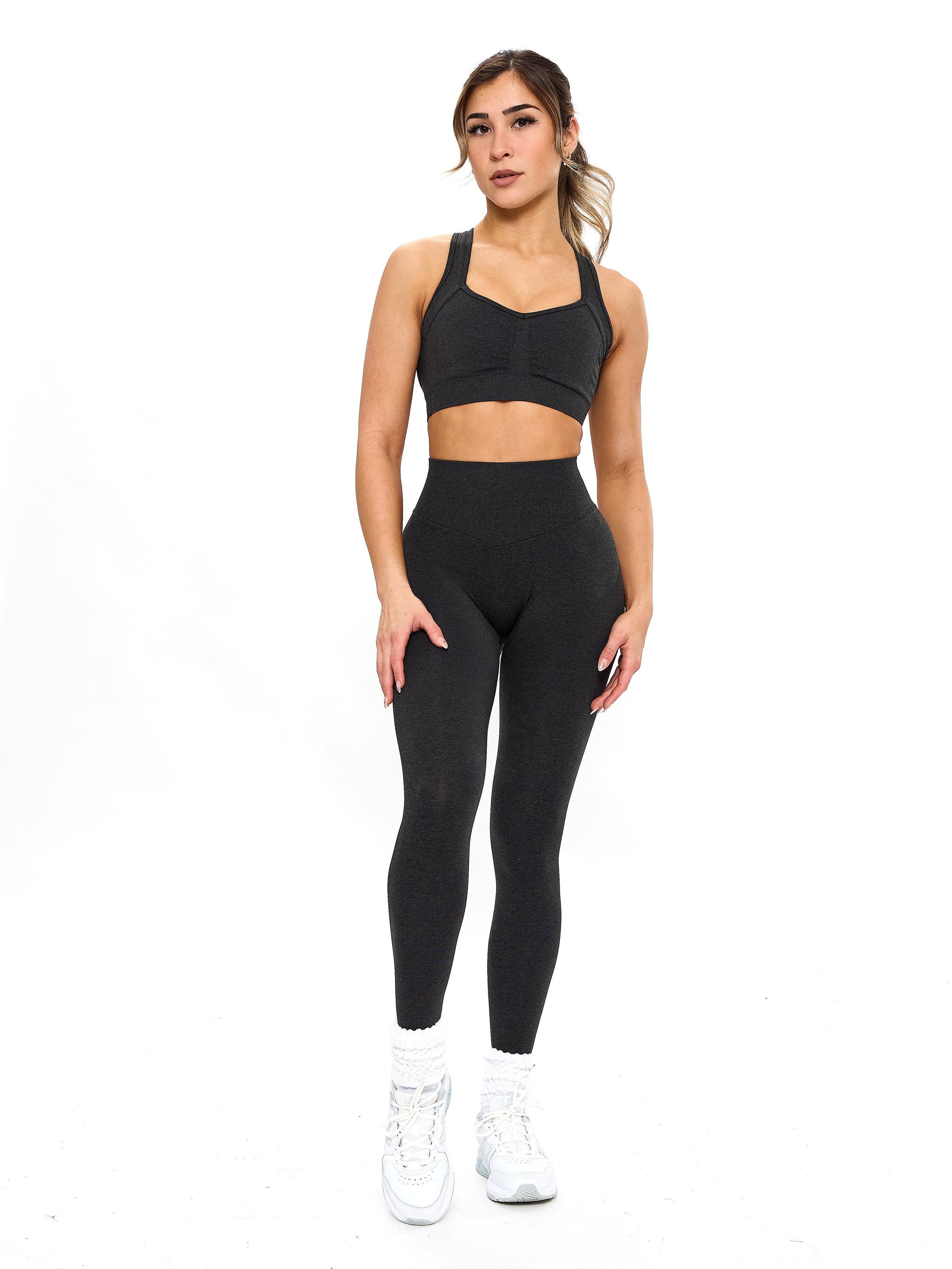 Vida Seamless Legging - Charcoal