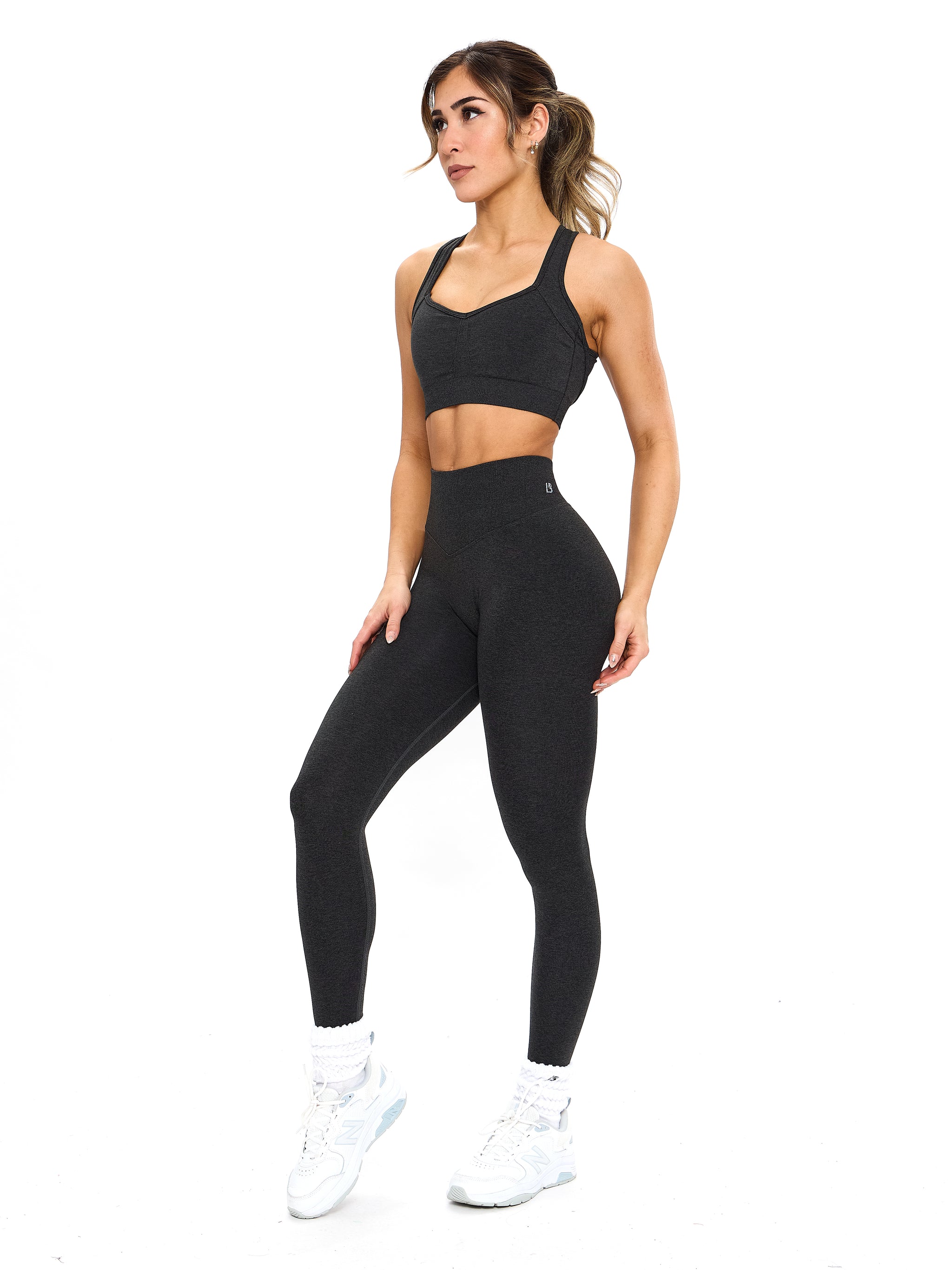 Vida Seamless Legging - Charcoal