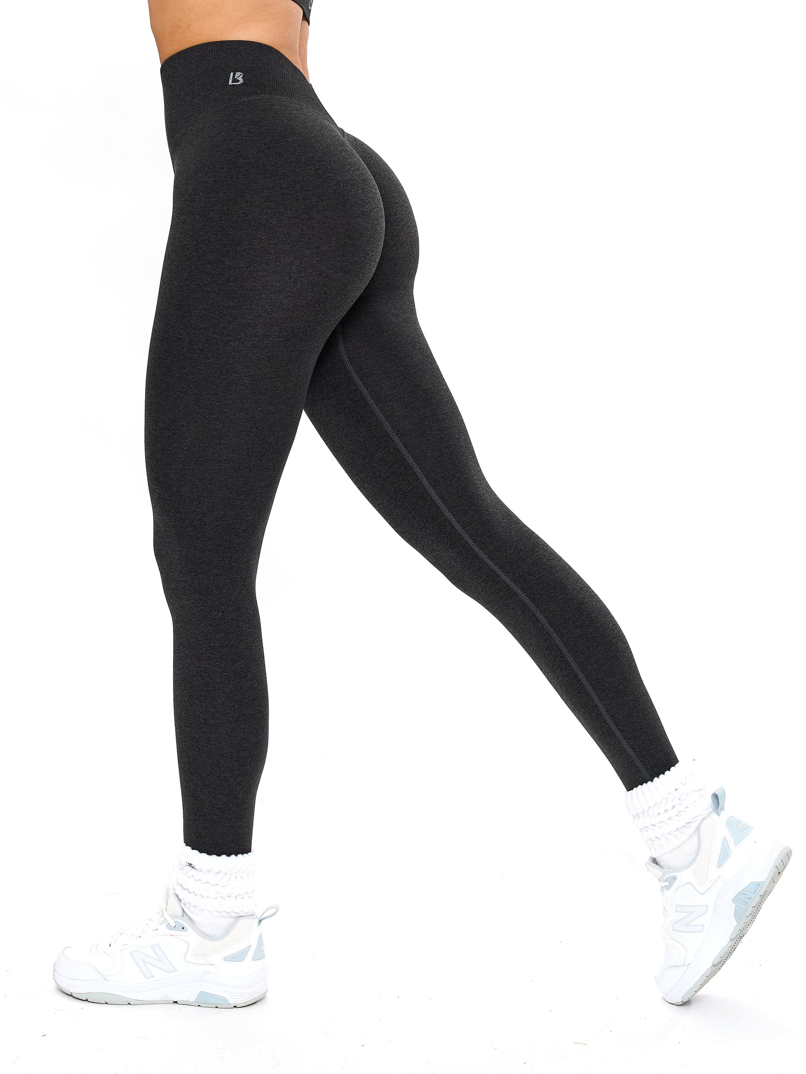 Vida Seamless Legging - Charcoal