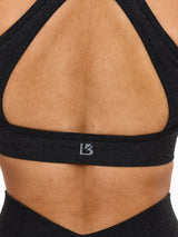 Thumbnail 5 of Vida Seamless Sports Bra - Charcoal, 5 of 7