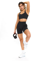 Thumbnail 9 of Vida Seamless Short - Charcoal, 9 of 9