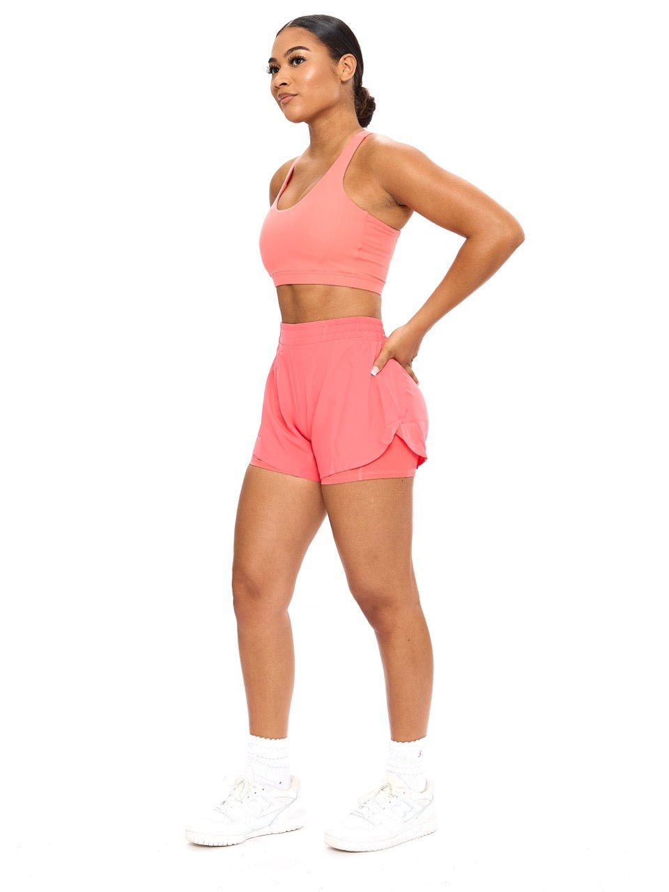 Flirty Flo Short Boyshort - Tequila Sunrise