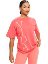 Thumbnail 2 of Vida Short Sleeve Tee - Tequila Sunrise, 2 of 3