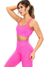 Thumbnail 3 of Vida Seamless Sports Bra - Sunrise Ombre, 3 of 7