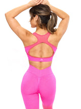 Thumbnail 7 of Vida Seamless Sports Bra - Sunrise Ombre, 7 of 7