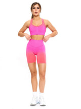 Thumbnail 4 of Vida Seamless Sports Bra - Sunrise Ombre, 4 of 7