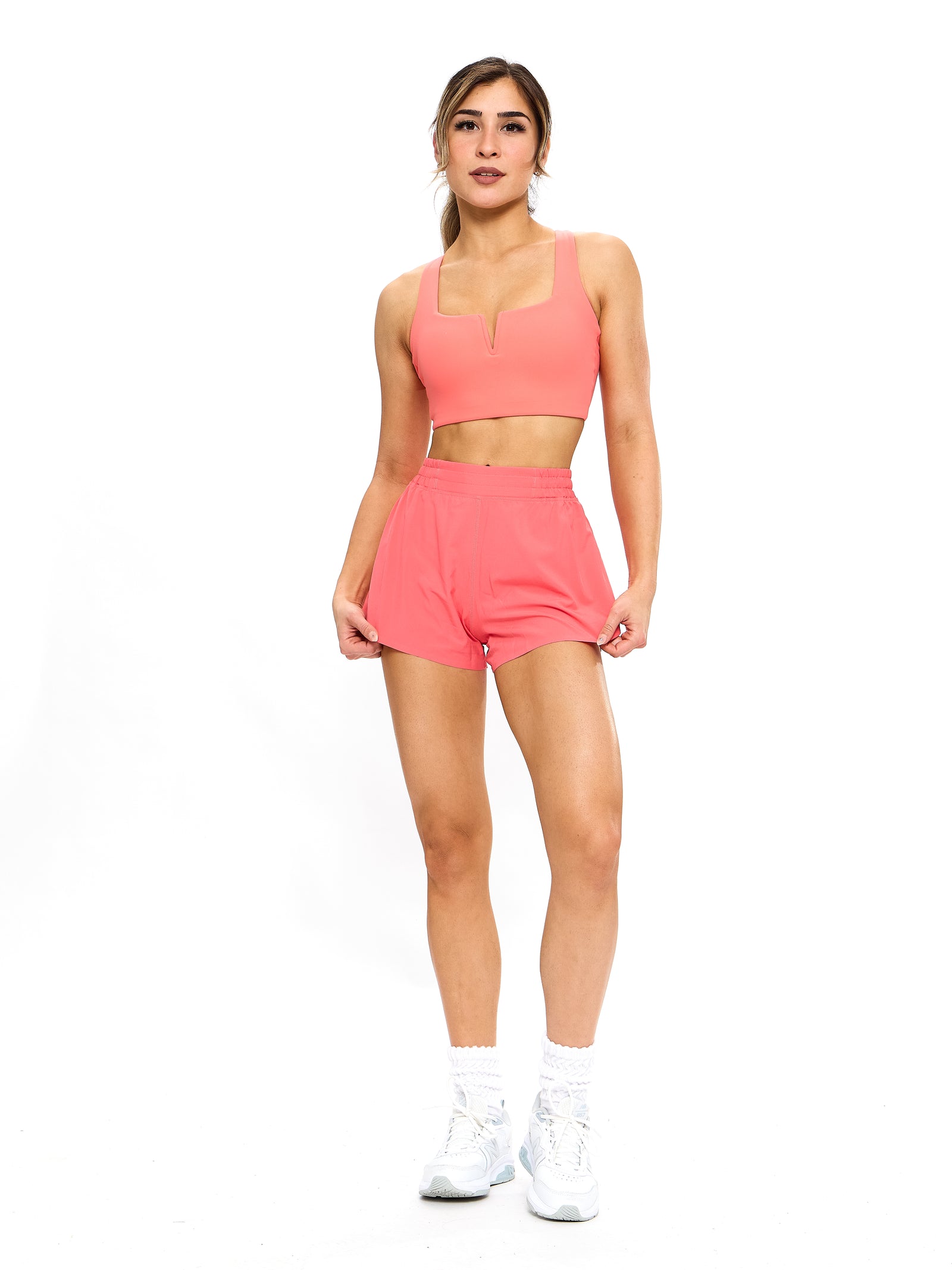 *PREORDER* Nubre Notch Sports Bra - Tequila Sunrise
