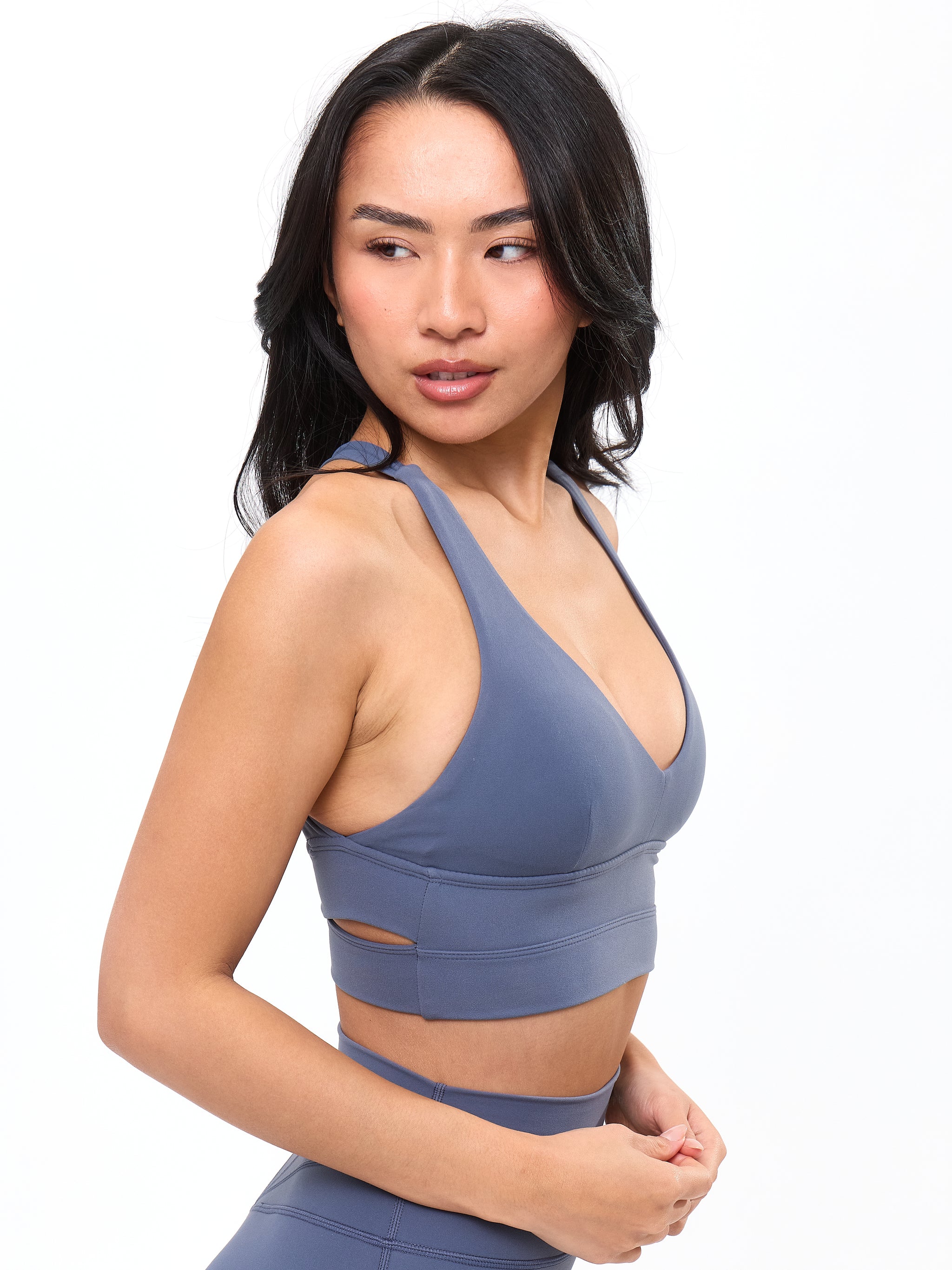 Alpha Sports Bra - Barista Blue