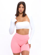 Thumbnail 4 of Airknit Bolero Shrug - White, 4 of 6