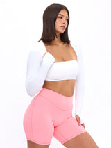 Thumbnail 5 of Airknit Bolero Shrug - White, 5 of 6