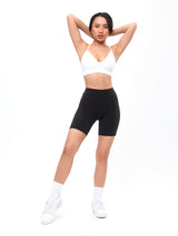 Thumbnail 4 of Plunge Seamless Sports Bra - White, 4 of 6