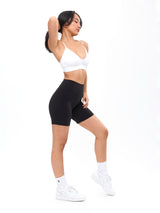 Thumbnail 3 of Plunge Seamless Sports Bra - White, 3 of 6