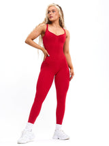 Thumbnail 1 of Shape Seamless Bodysuit - Lipstick Red, 1 of 8