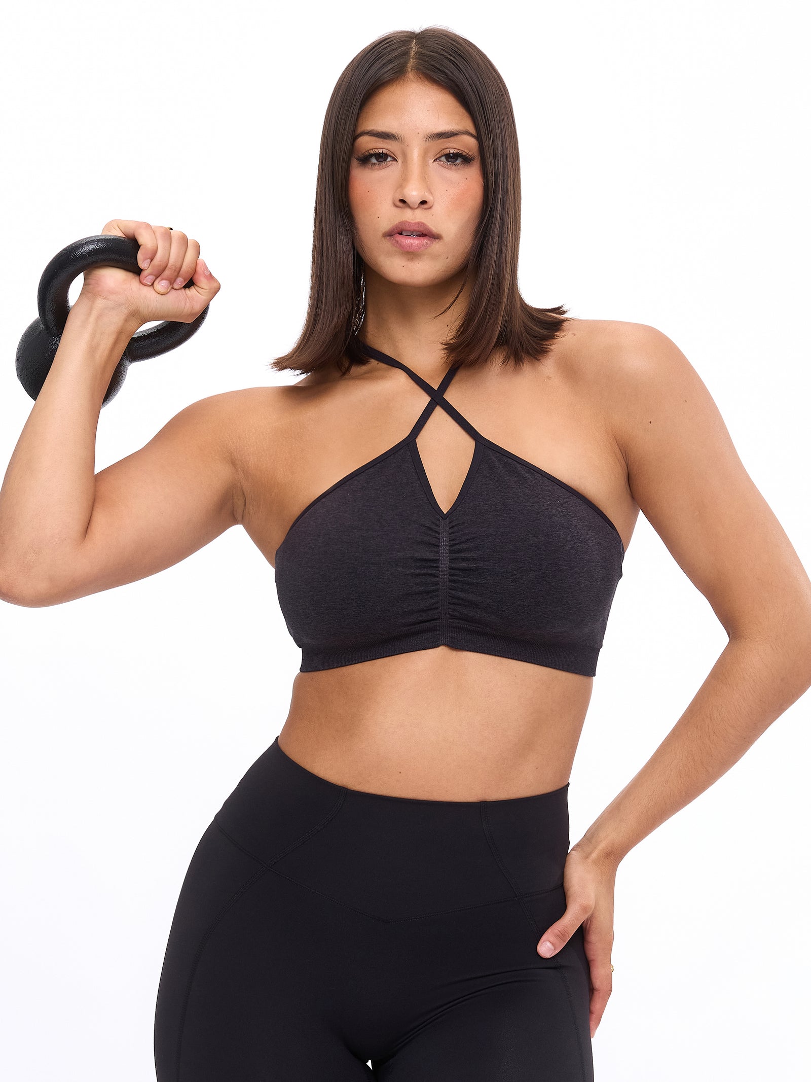 Wonder Seamless Sports Bra - Black