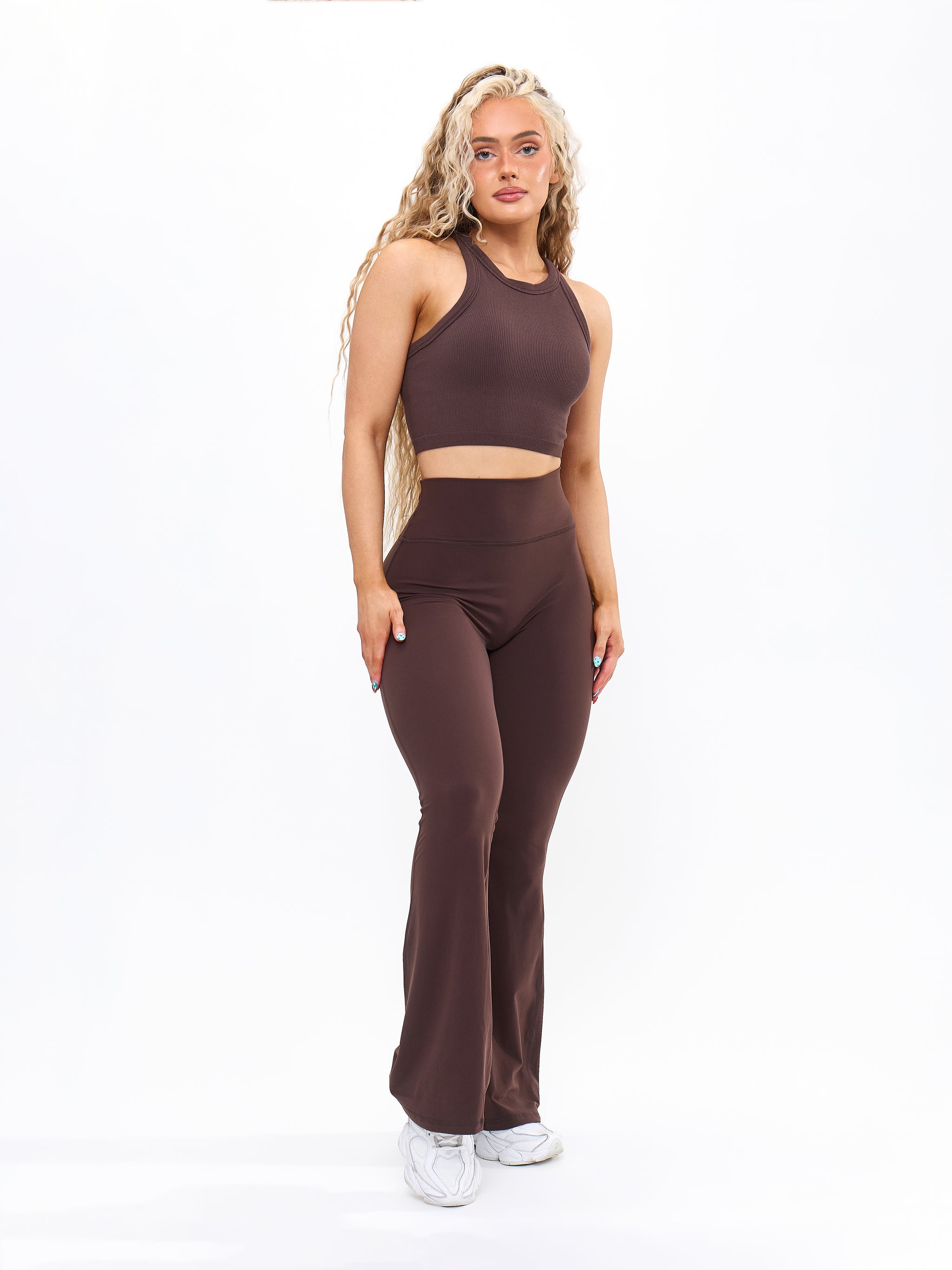 Ribbed Seamless Tank - Journey Dark Brown