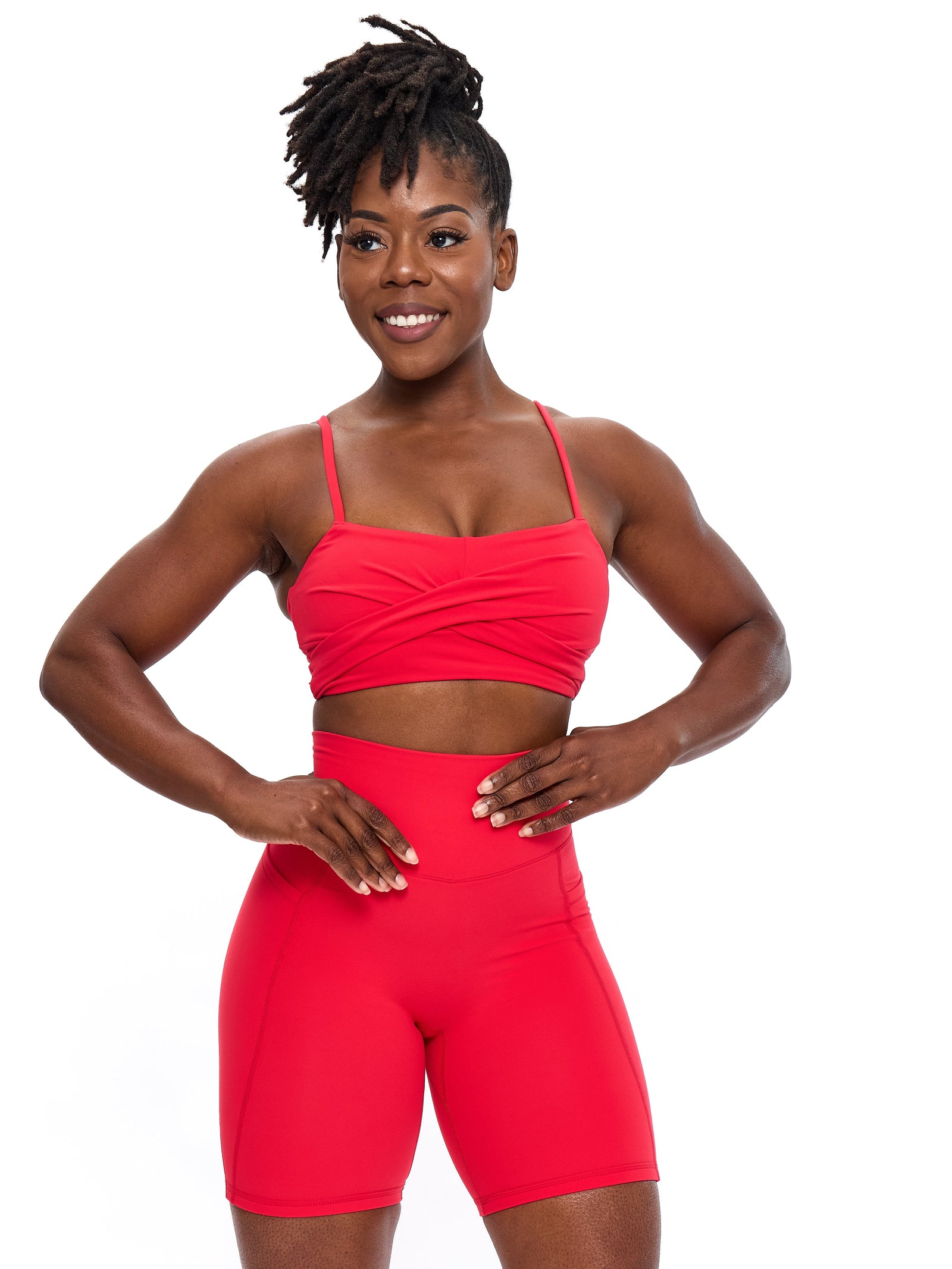 Rosa Pocket Short 7" - Salsa Red