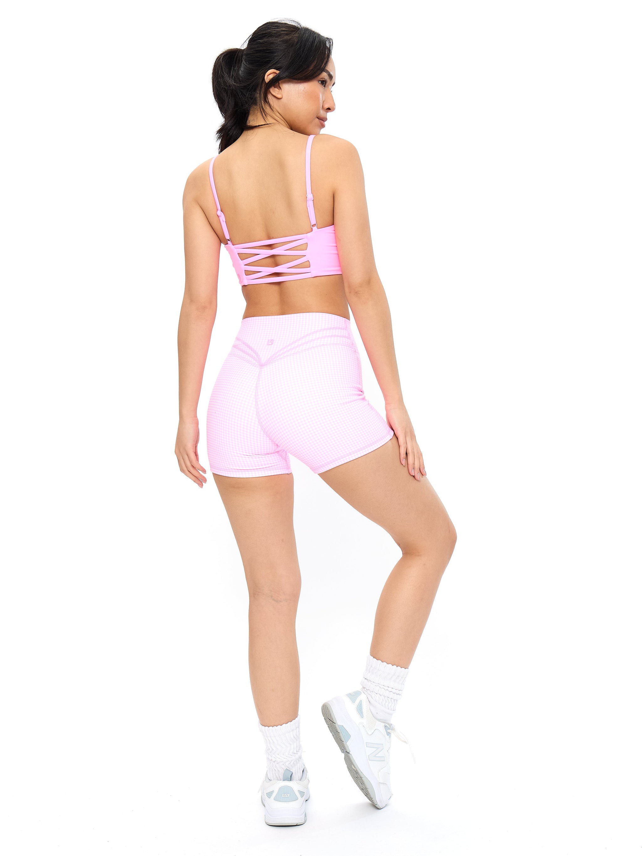 Ivy Wrap Sports Bra - Pink Starburst