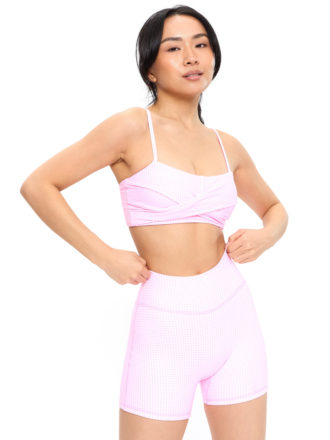 *PREORDER* Legacy Short 4" - Pink Gingham