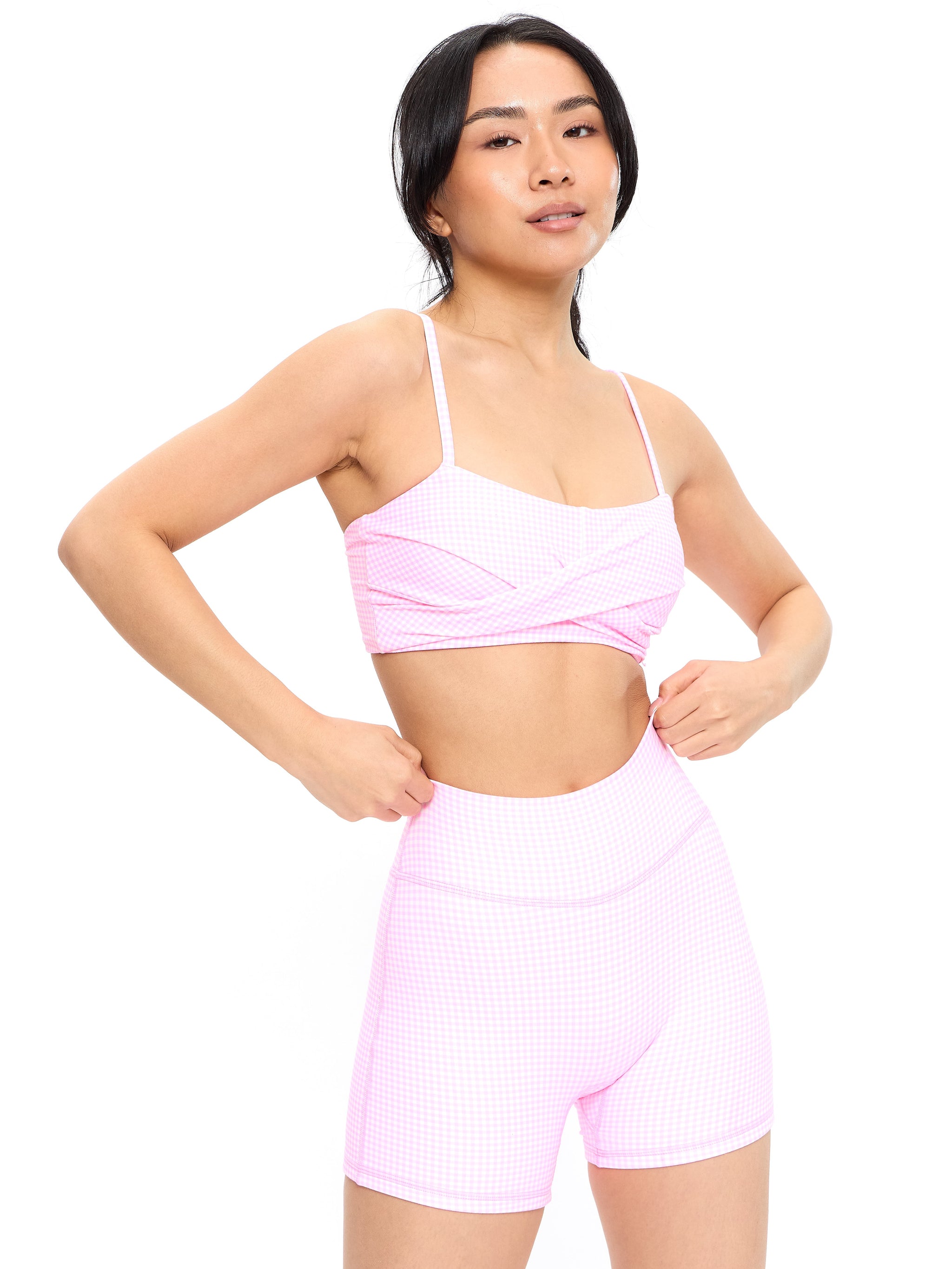 *PREORDER* Legacy Short 4" - Pink Gingham