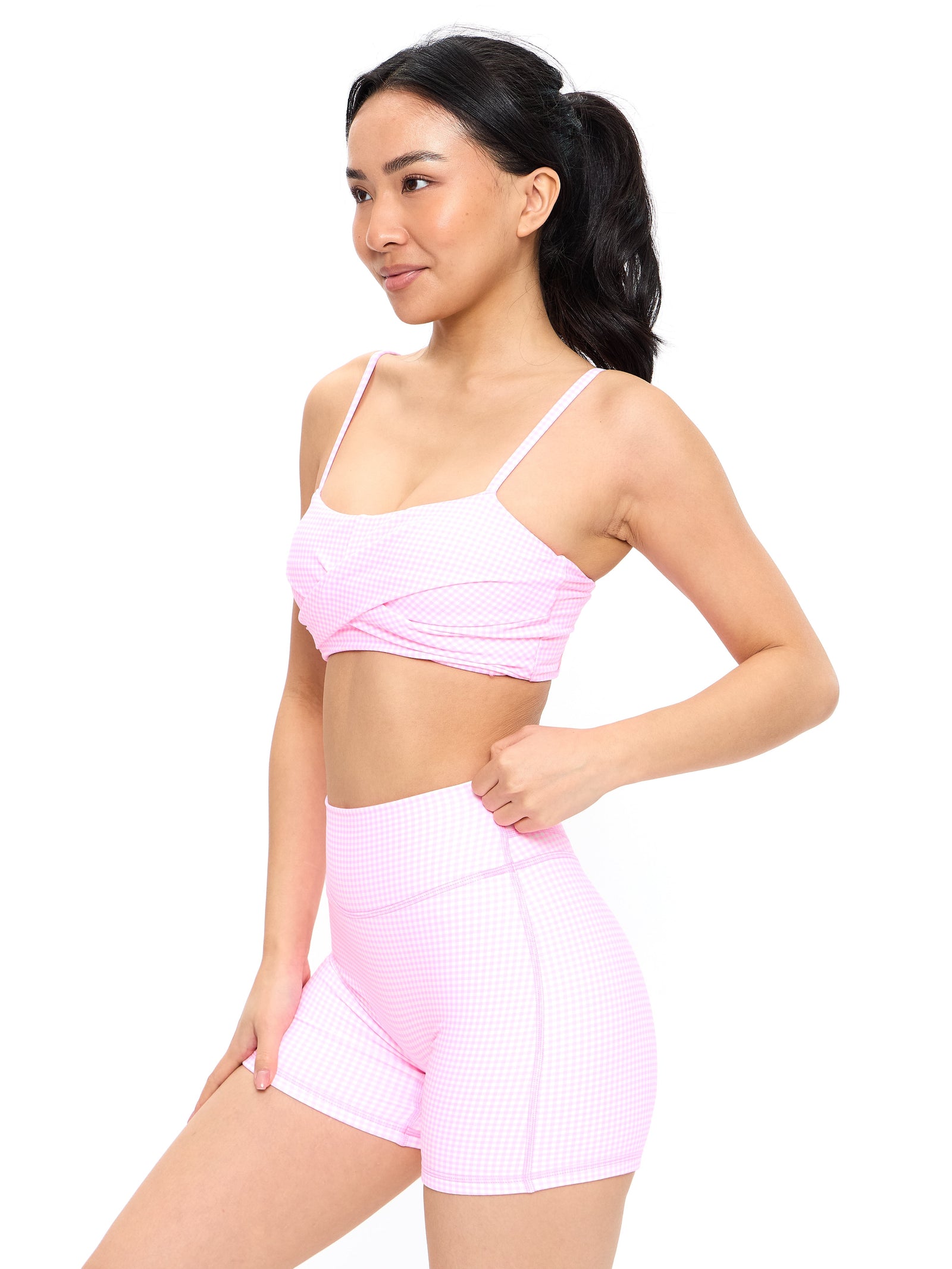 *PREORDER* Legacy Short 4" - Pink Gingham