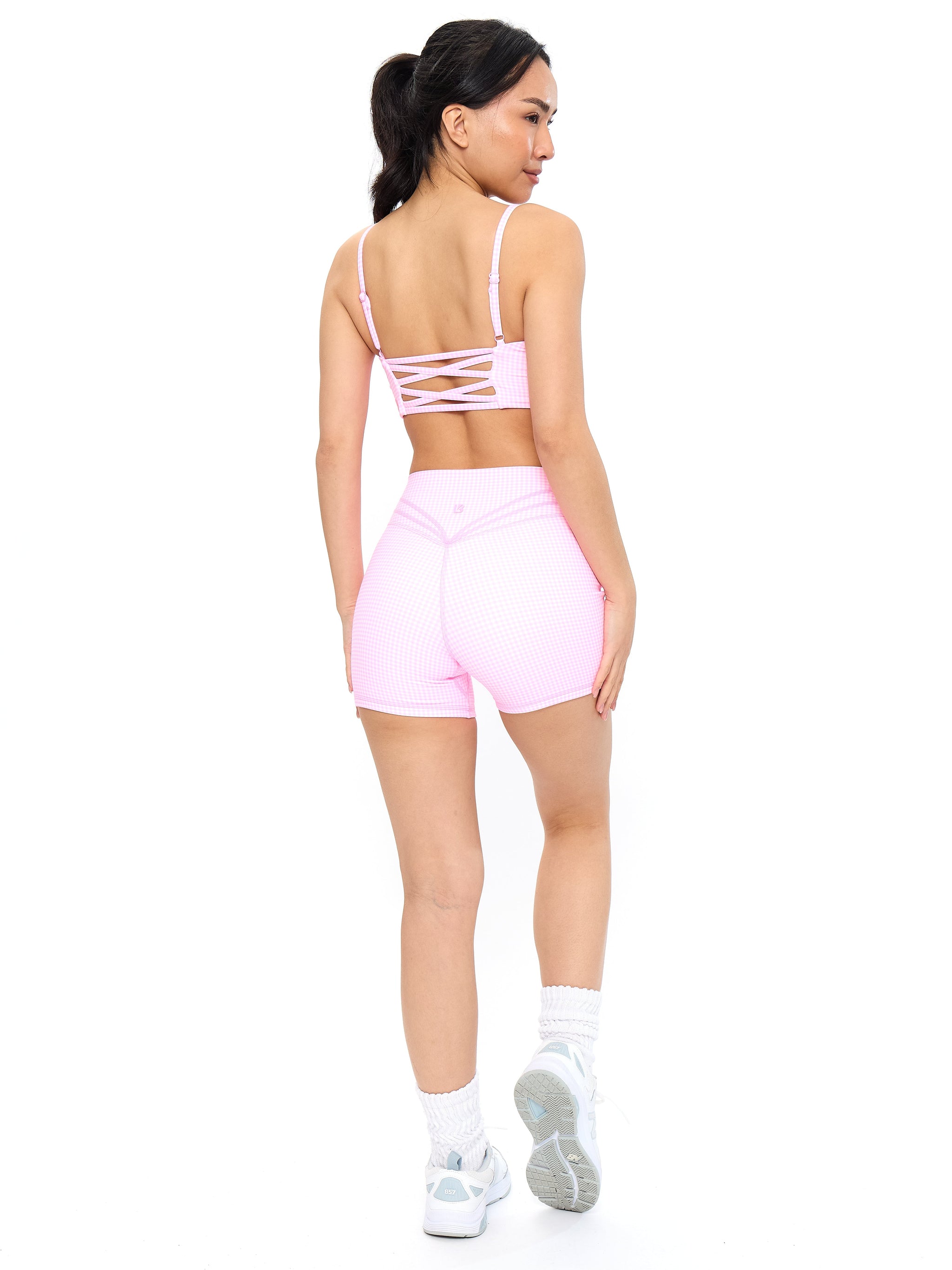 *PREORDER* Legacy Short 4" - Pink Gingham