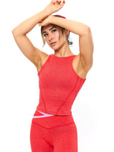 Thumbnail 2 of Dream Heather Tank - Salsa Red, 2 of 6