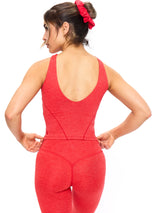 Thumbnail 4 of Dream Heather Tank - Salsa Red, 4 of 6