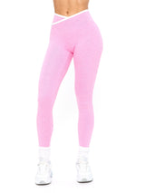 Thumbnail 1 of Dream Heather Contrast Legging - Pink Sugar, 1 of 8
