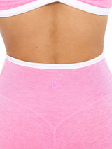 Thumbnail 8 of Dream Heather Contrast Legging - Pink Sugar, 8 of 8