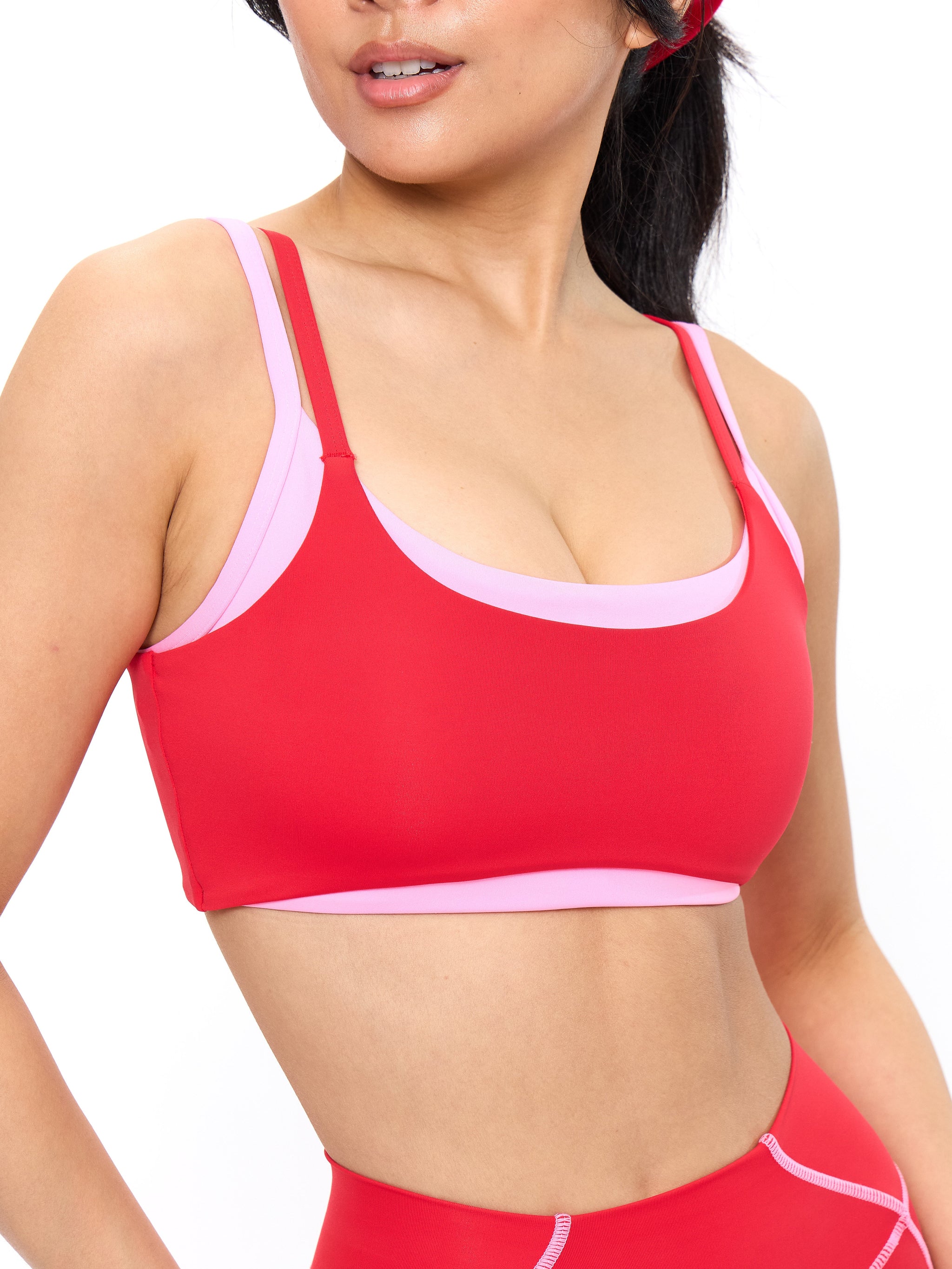 Story Sports Bra - Salsa Red