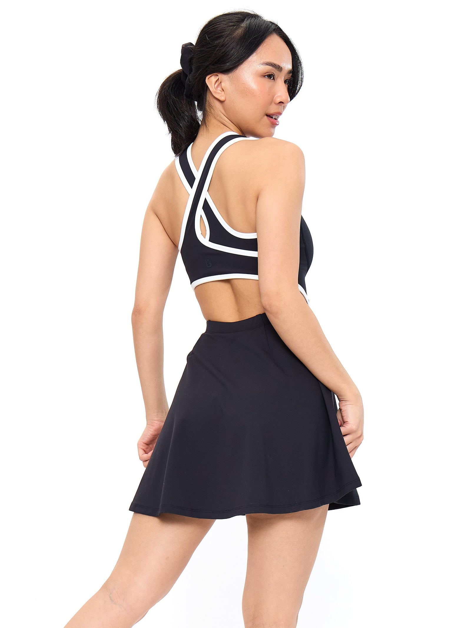 Sporty Story Dress - Onyx Black XS Sporty Story Dress - Onyx Black XS