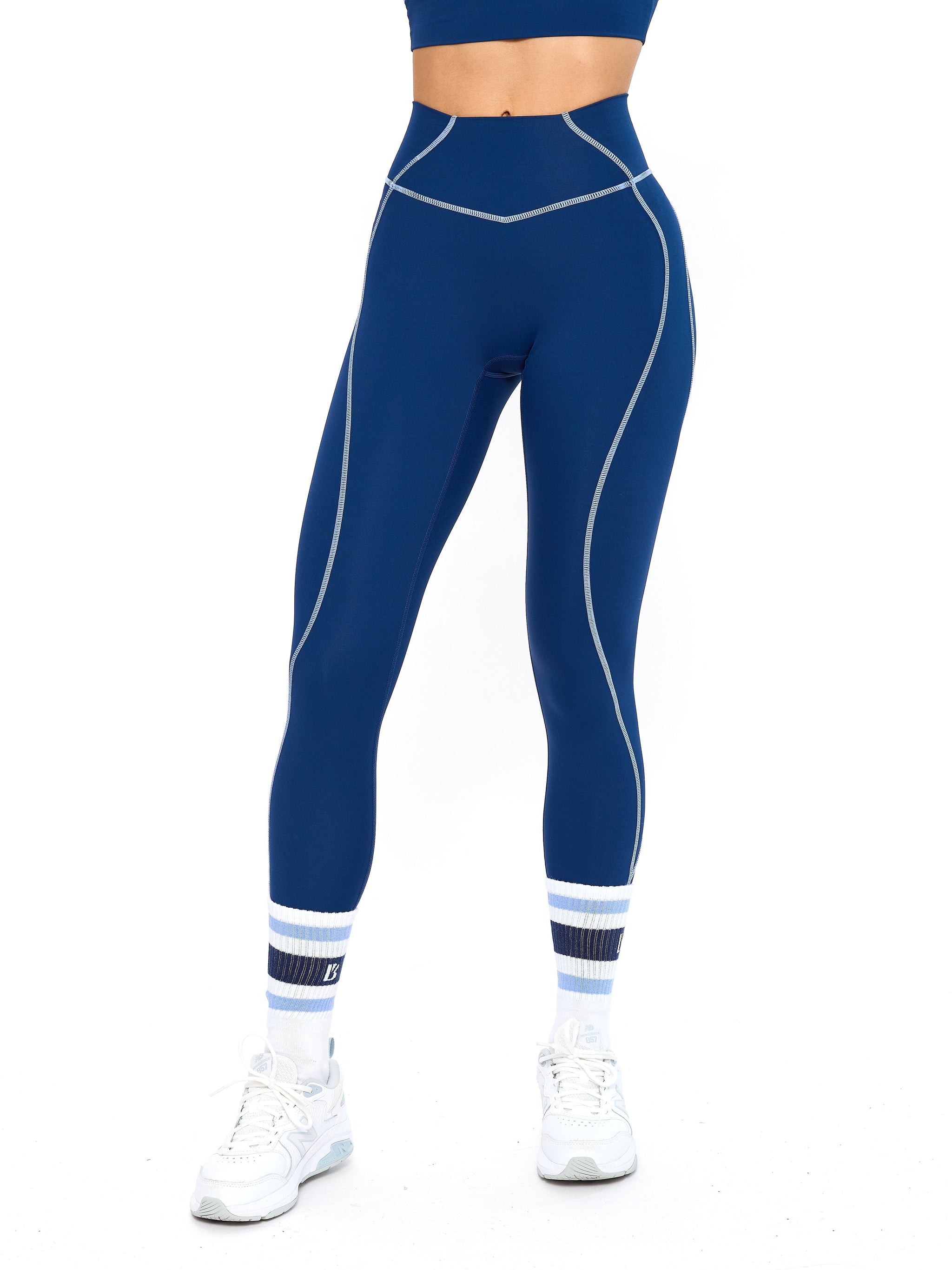 Airbrush Hourglass Legging - Indigo Shadow