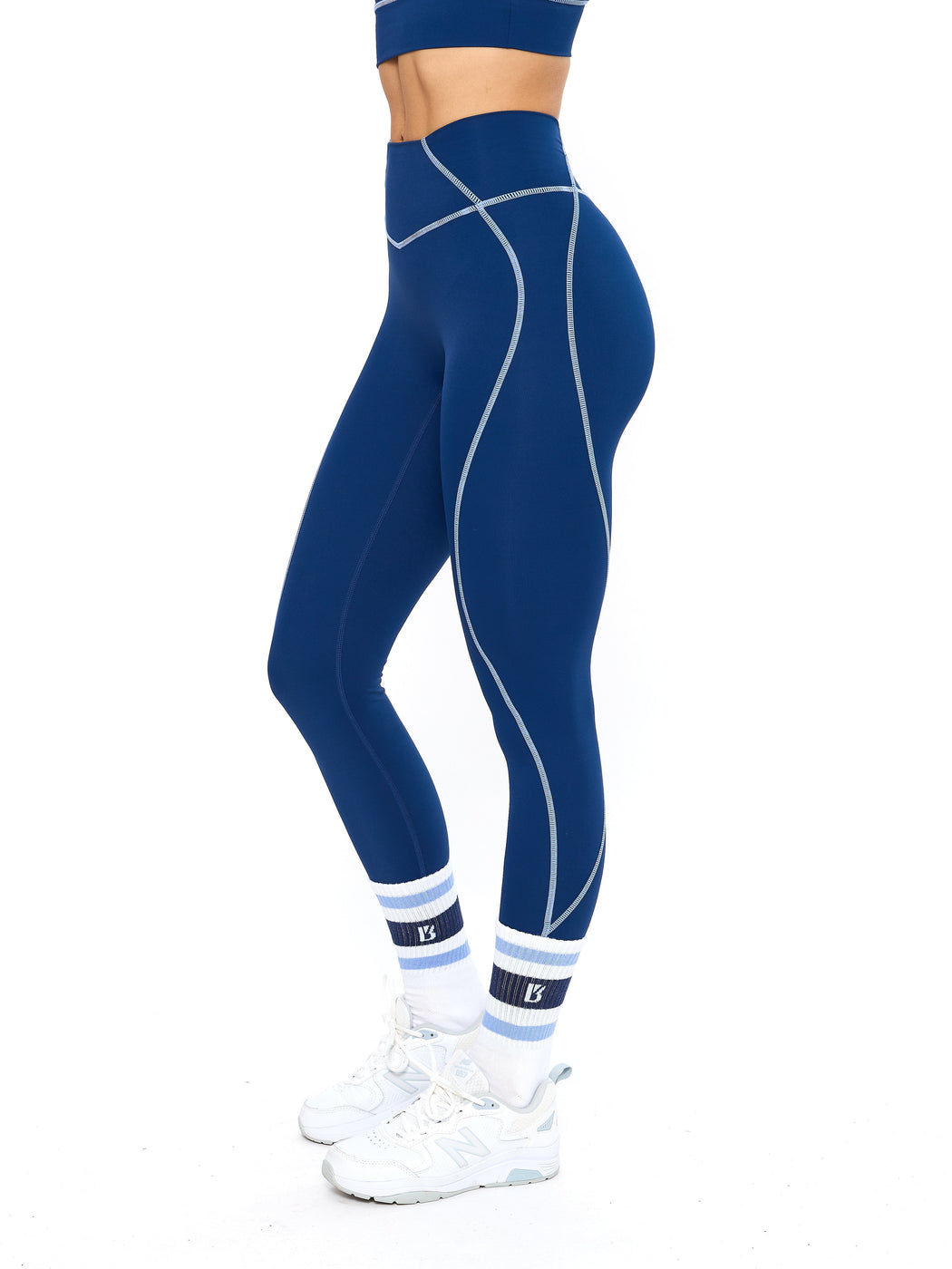 Airbrush Hourglass Legging - Indigo Shadow