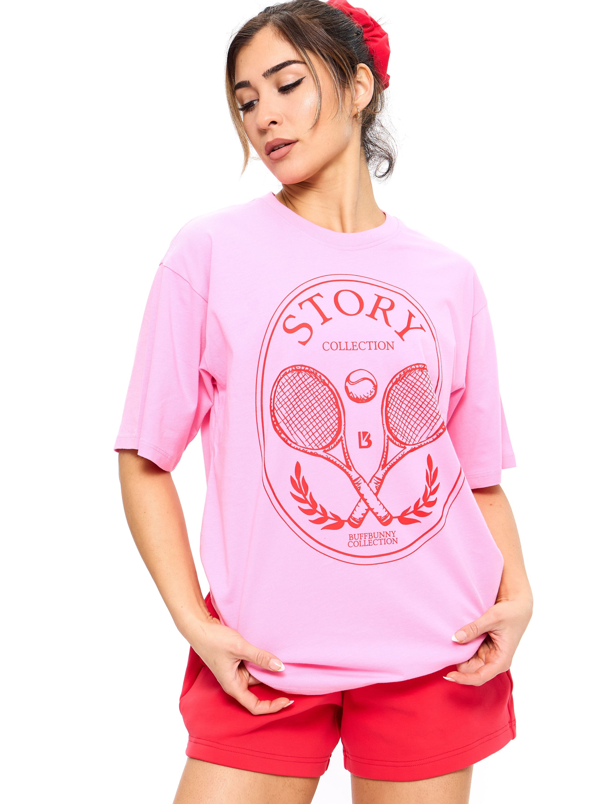 Story Short Sleeve Tee - Pink Sugar