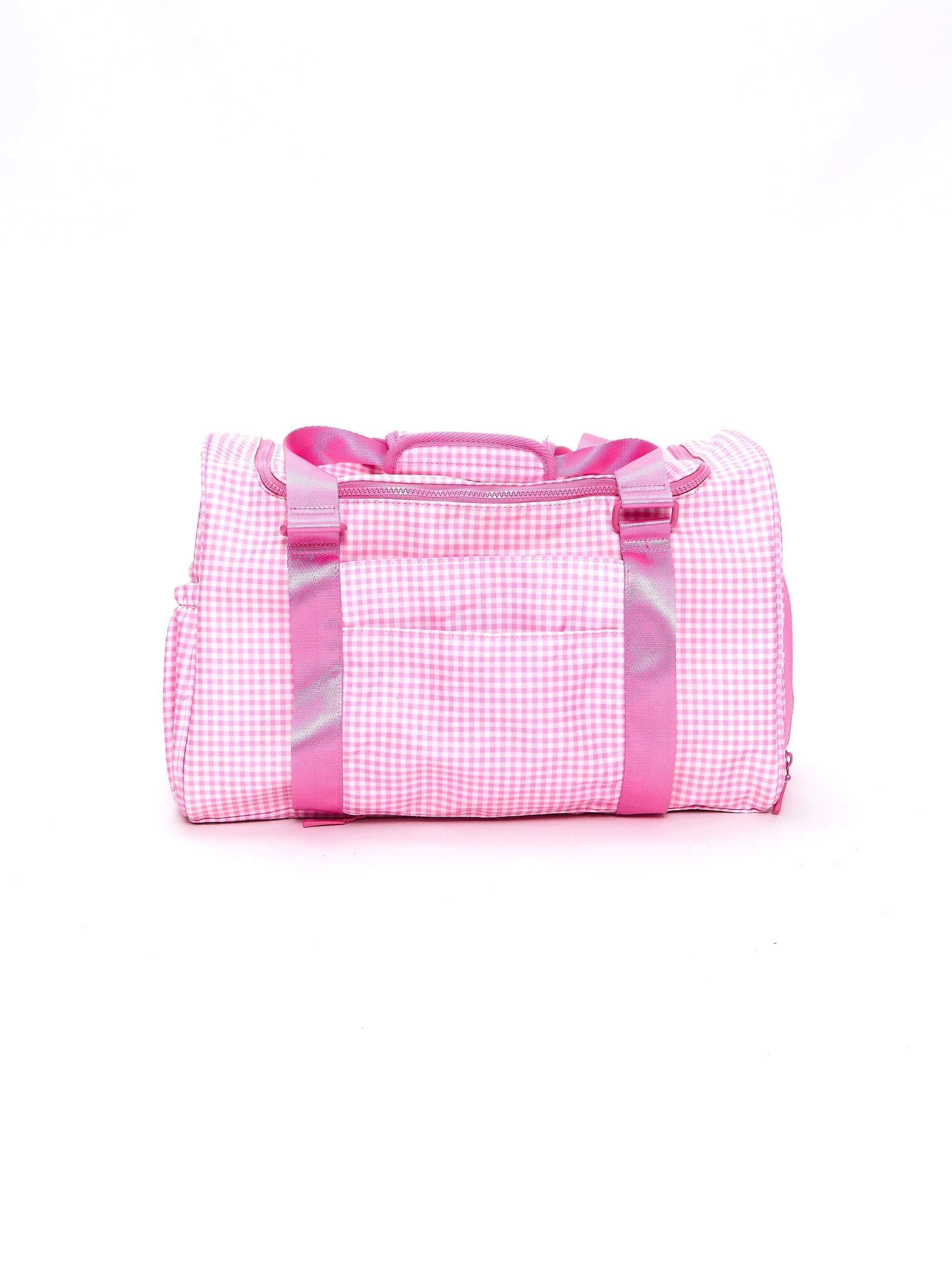Ultimate Pocket Duffel - Pink Gingham