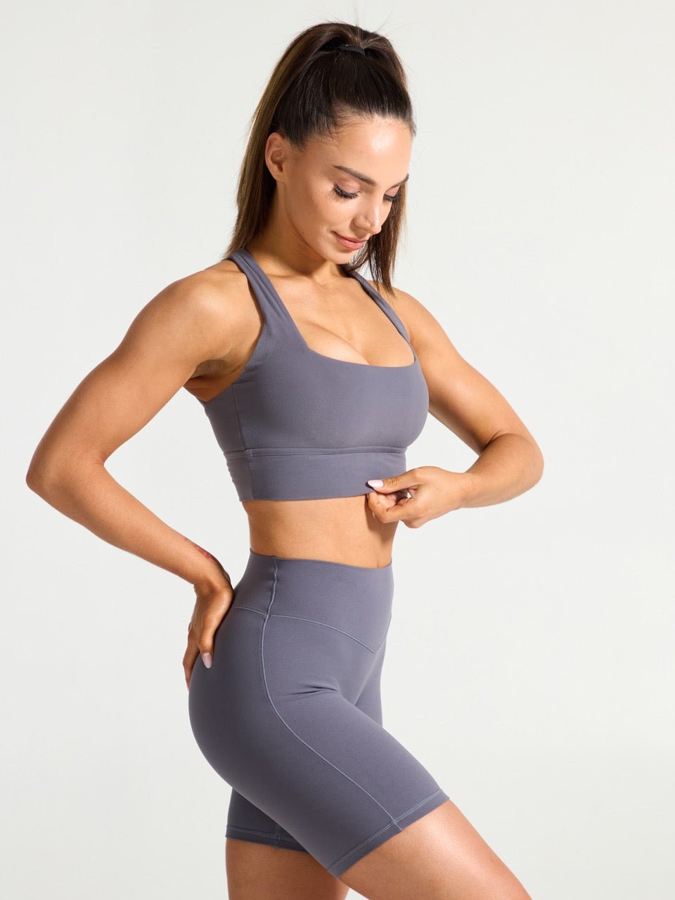 Revolution Sports Bra - Blue Steel