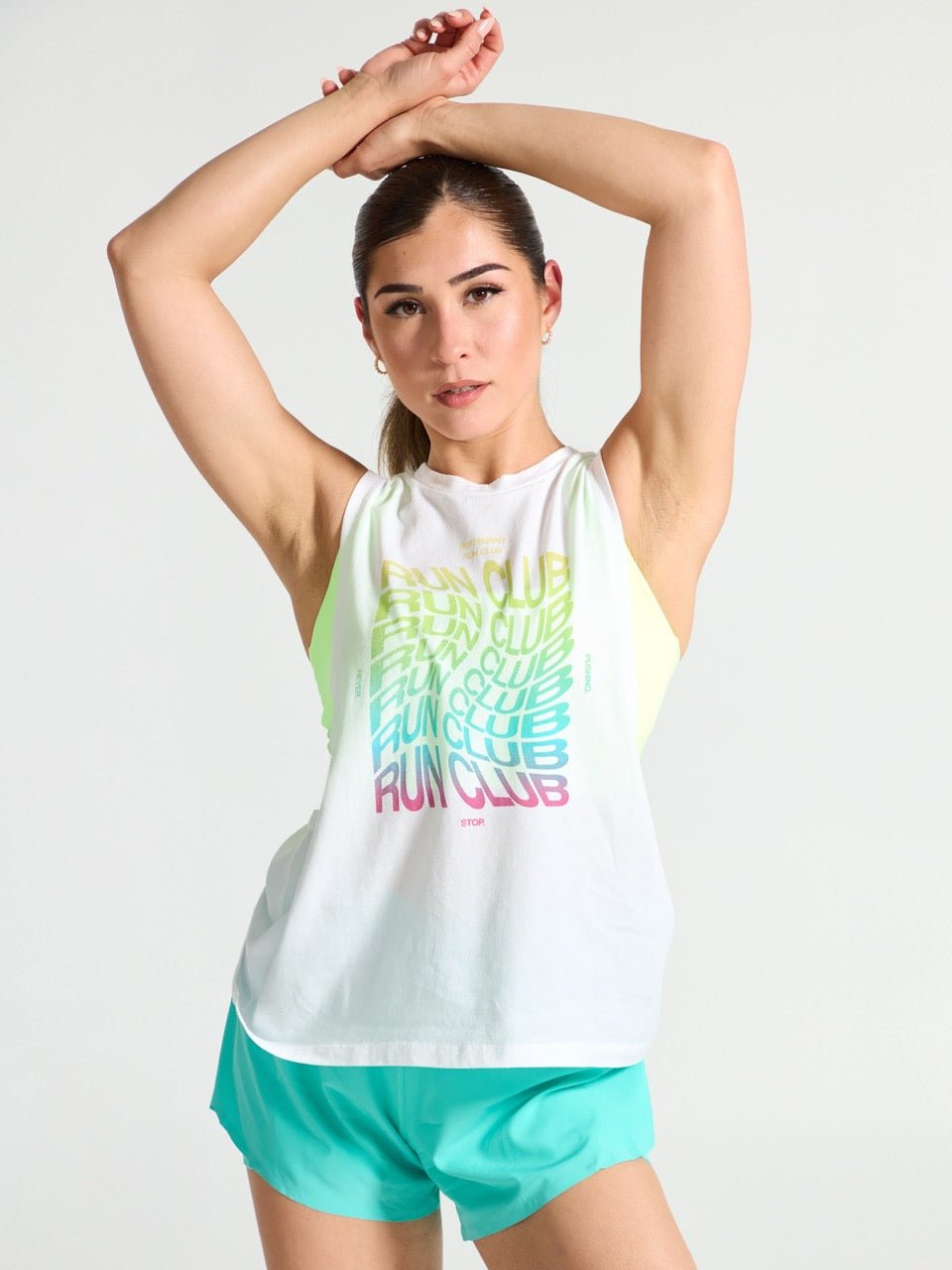 Run Club Tank - White