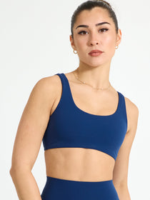 Double Dip Butter Sports Bra - Indigo Shadow