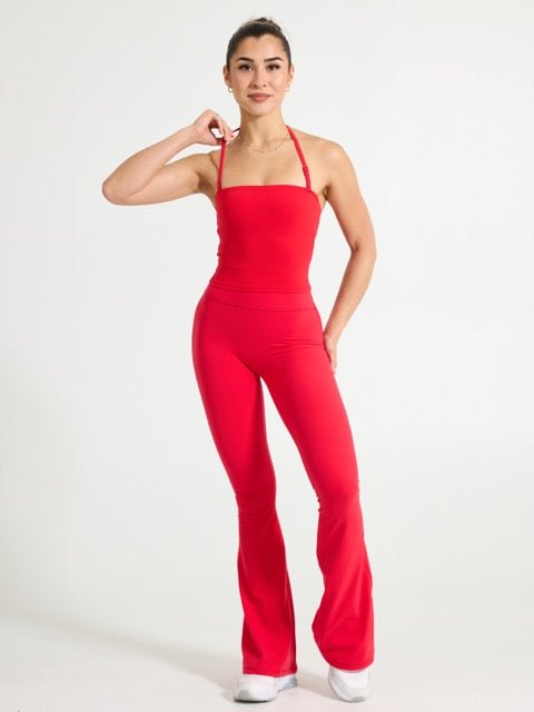 Butter Bandeau Crop - Salsa Red