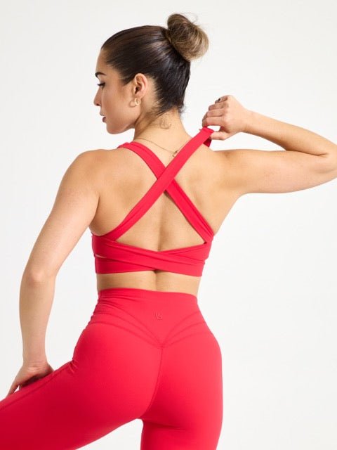 Alpha Sports Bra - Salsa Red