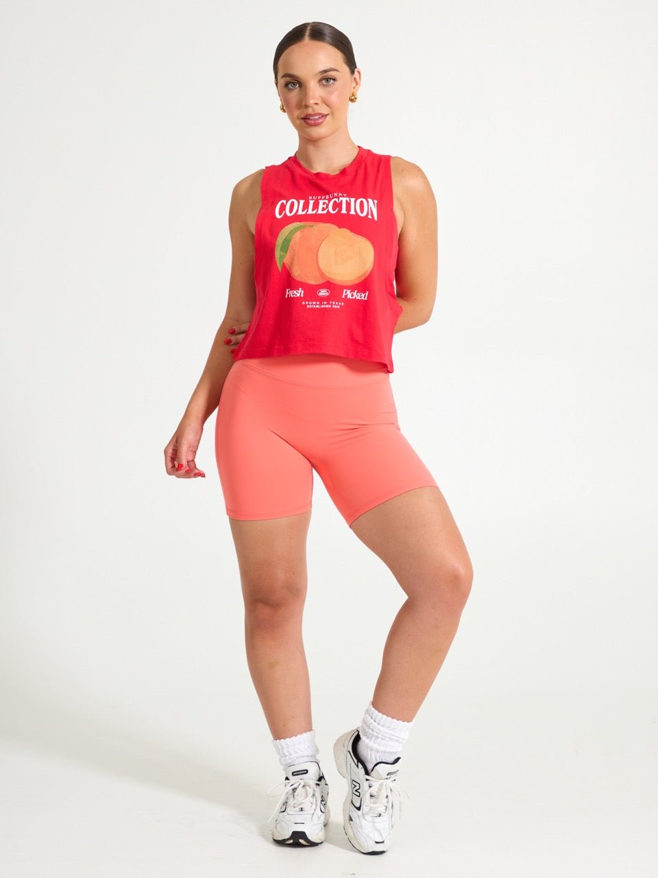 Market Crop Tank - Salsa Red